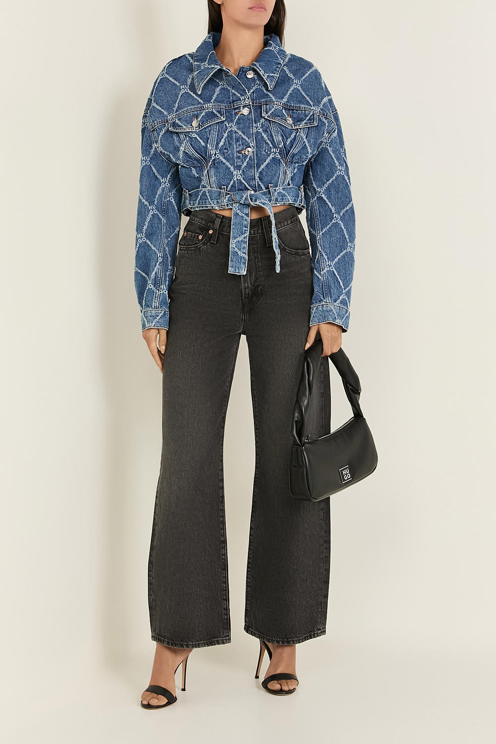 ז'קט ג'ינס קרופ